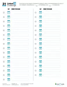 31_Day_LinkedIn_Worksheet