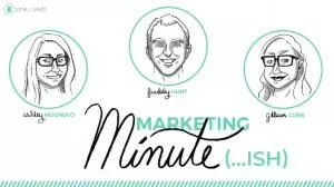 monday marketing minutes graphic design title screen