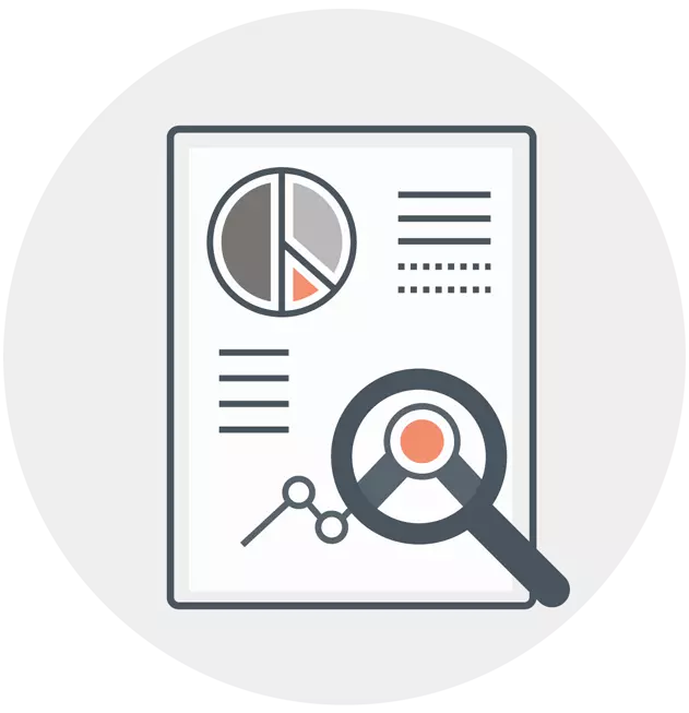 Graphic of research document with graphs